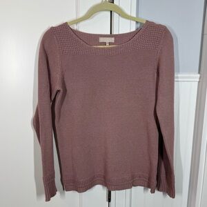 BENEDETTA B. Merino Wool & Cashmere Blend Light Purple‎ Knit Sweater size small
